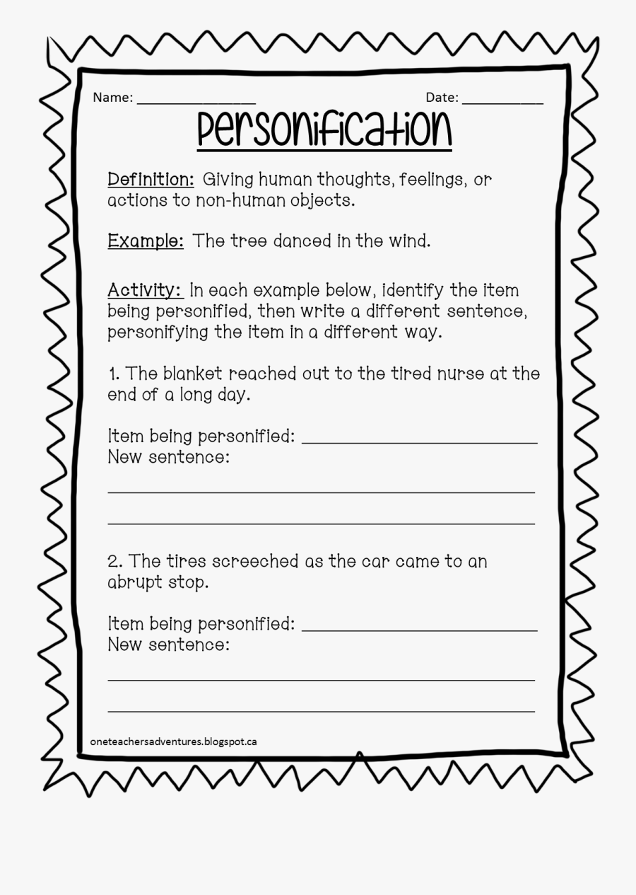 Personification Language Arts Definition, Transparent Clipart