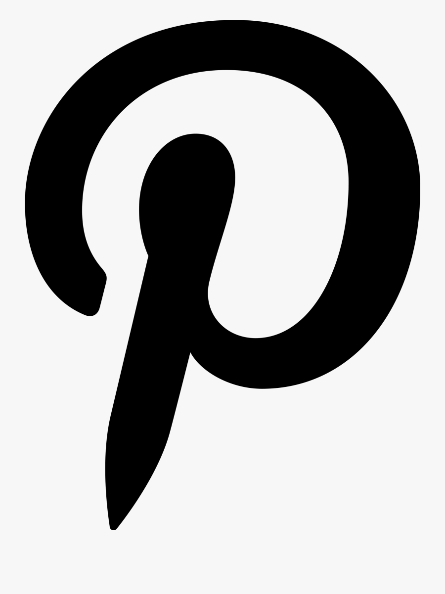 Vector Pinterest Logo, Transparent Clipart