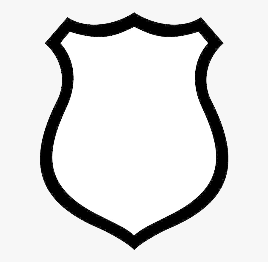 Police Badge Silhouette SVG
