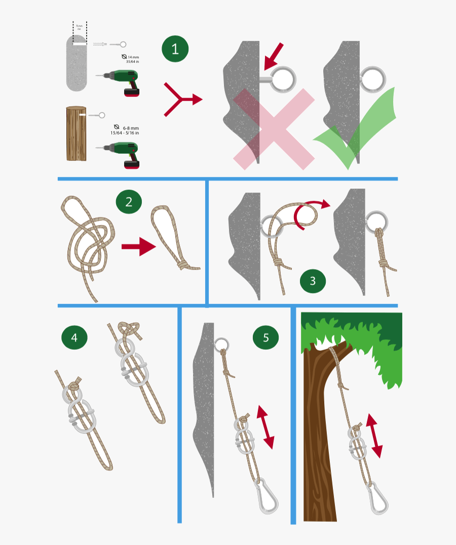Hammock Fixation "complete - Ophangset Hangmat Tropilex, Transparent Clipart