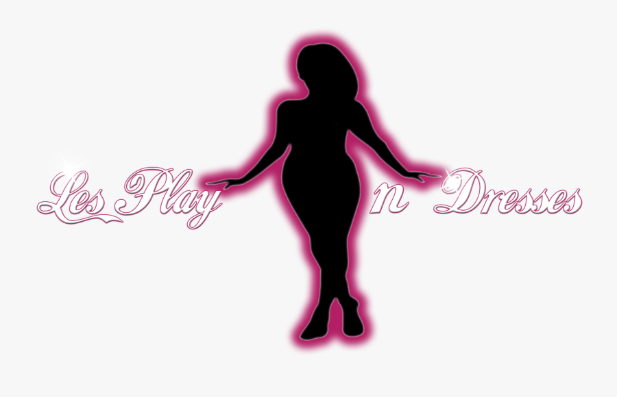 Les Play In Dresses - Silhouette, Transparent Clipart