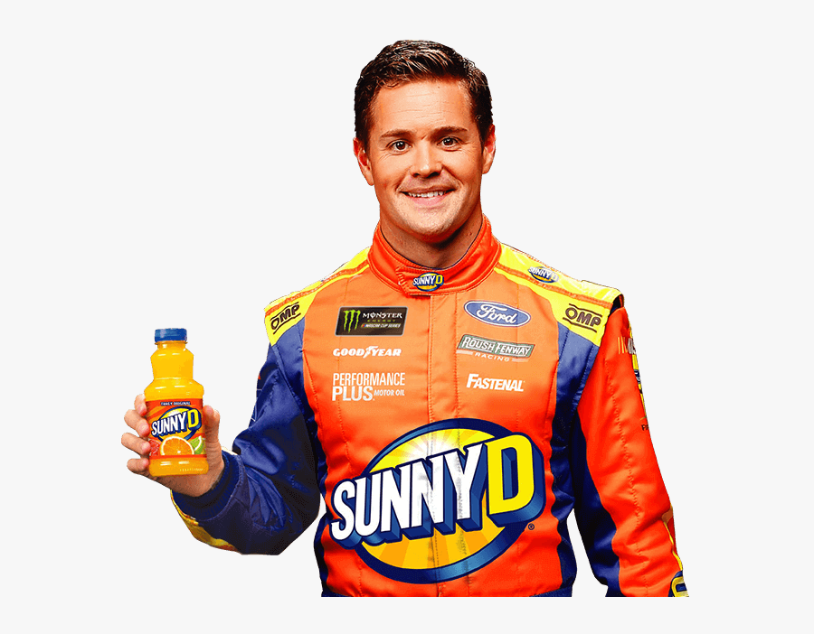 Transparent Sunny Clipart - Man Drinking Sunny D, Transparent Clipart