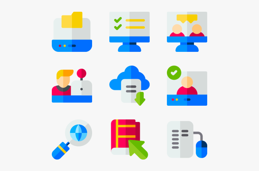 Elearning, Transparent Clipart