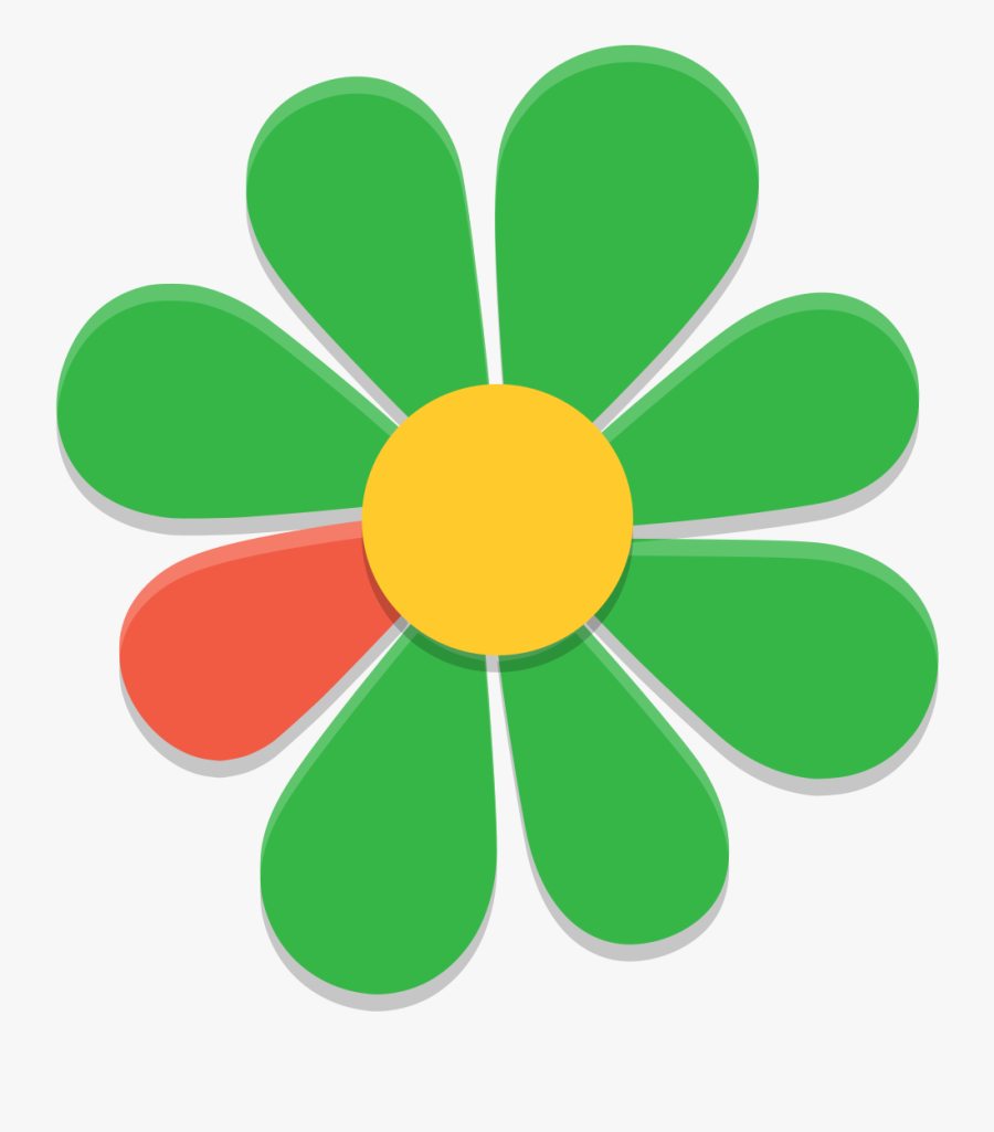 Green Petal Flower Logo, Transparent Clipart