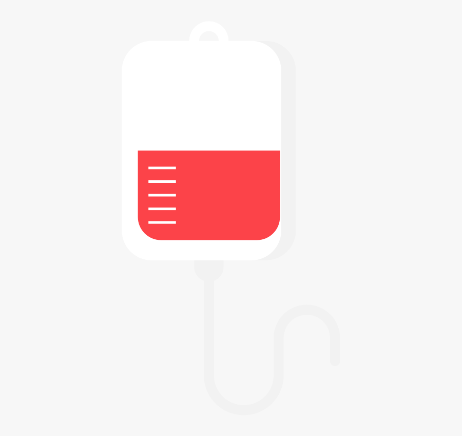 Intravenous Bag Flat Icon Vector - Sign, Transparent Clipart