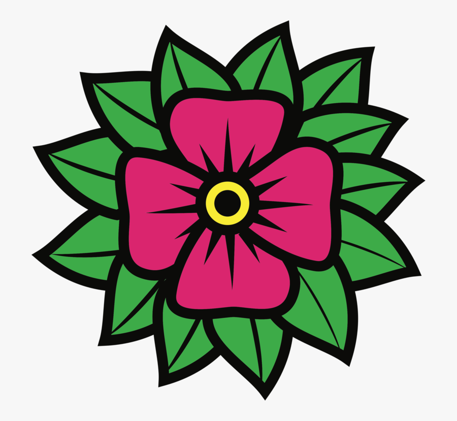 Pink,botany,plant - Mandalas A Color Verde Y Azul, Transparent Clipart