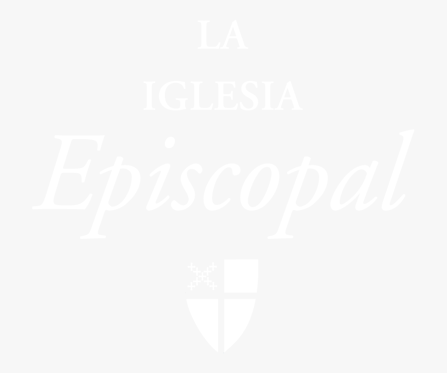 Spanish White Reversed Vertical Logo - Episcopal Church Logo Black And White Vector, Transparent Clipart