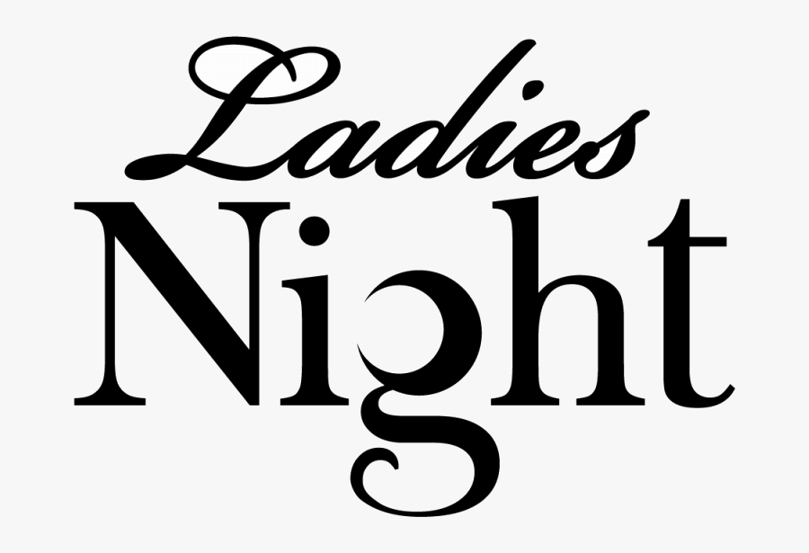 Ladies Night Black And White, Transparent Clipart