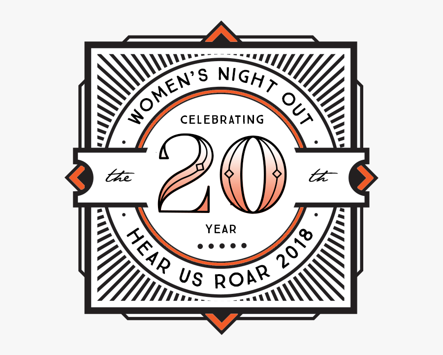 20th Annual Women"s Night Out, Transparent Clipart