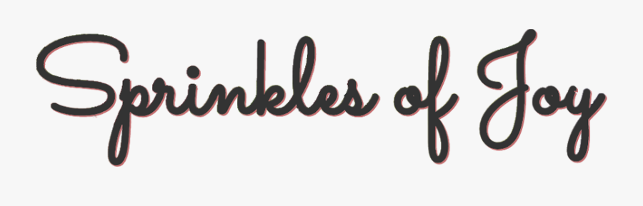 Sprinkles Of Joy Logo - Calligraphy, Transparent Clipart