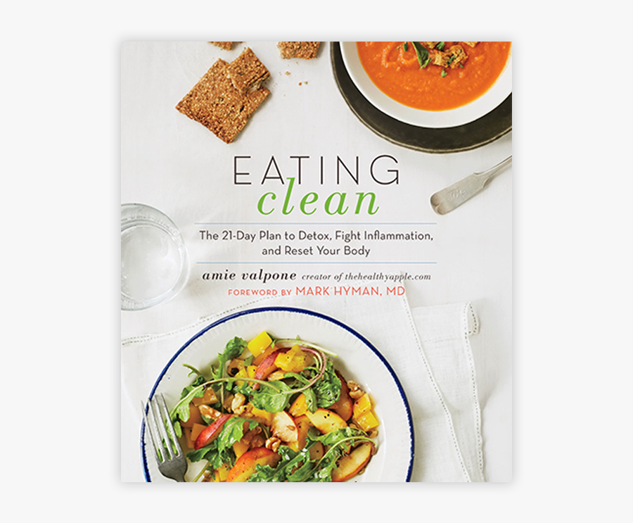 Clip Art Eating Clean The Day - Eat Clean Book, Transparent Clipart