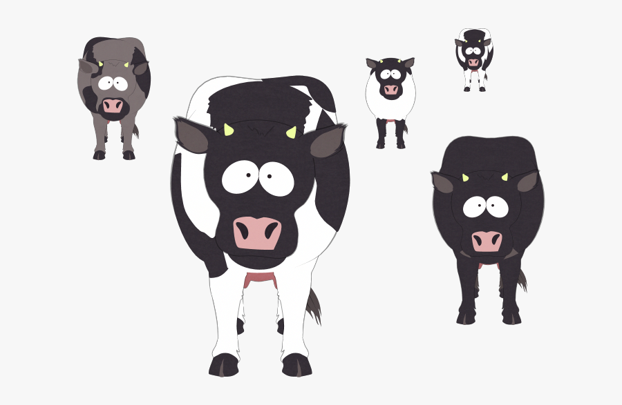 Cows South Park Archives - Cow From South Park, Transparent Clipart
