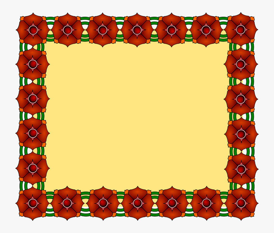 Folkart Frame Png, Transparent Clipart