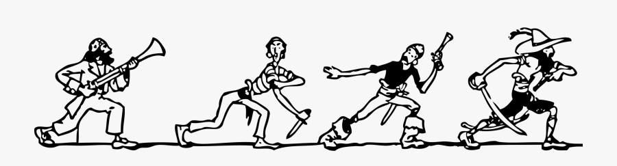 Art,monochrome Photography,human - Piracy, Transparent Clipart