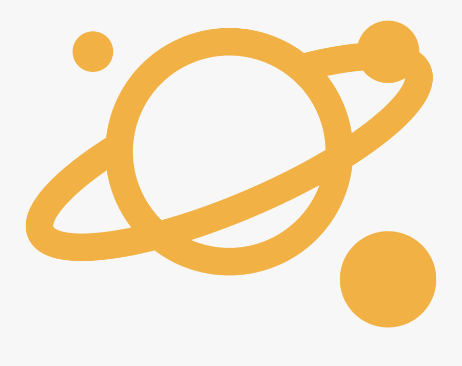 Planets Clipart Planetarium - Saturn Size Icon, Transparent Clipart