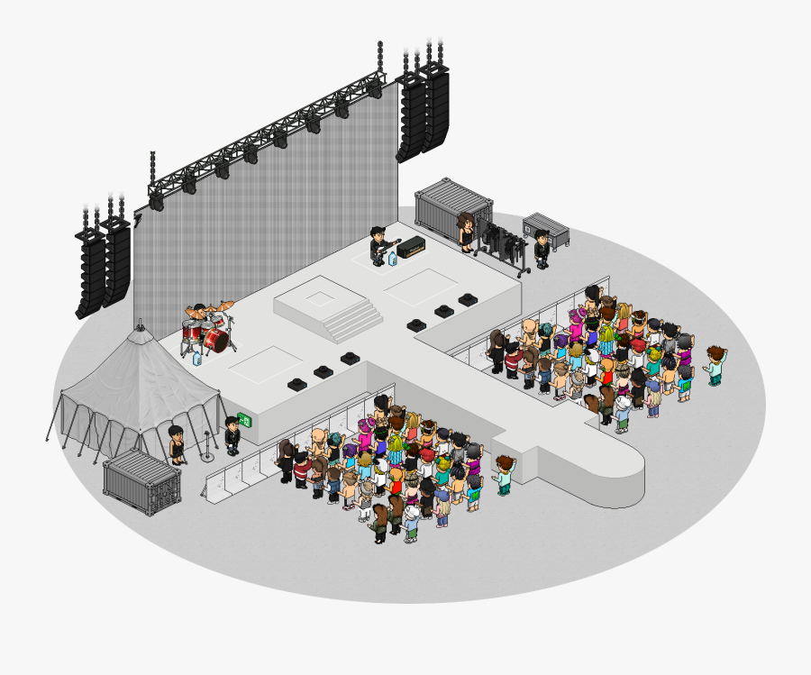 Dangerous Woman Tour Stage - House, Transparent Clipart