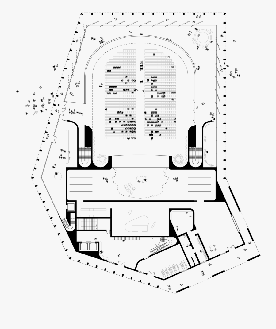 Ryde Civic Stage - Floor Plan, Transparent Clipart