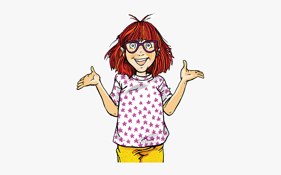 Junie B Jones Head, Transparent Clipart