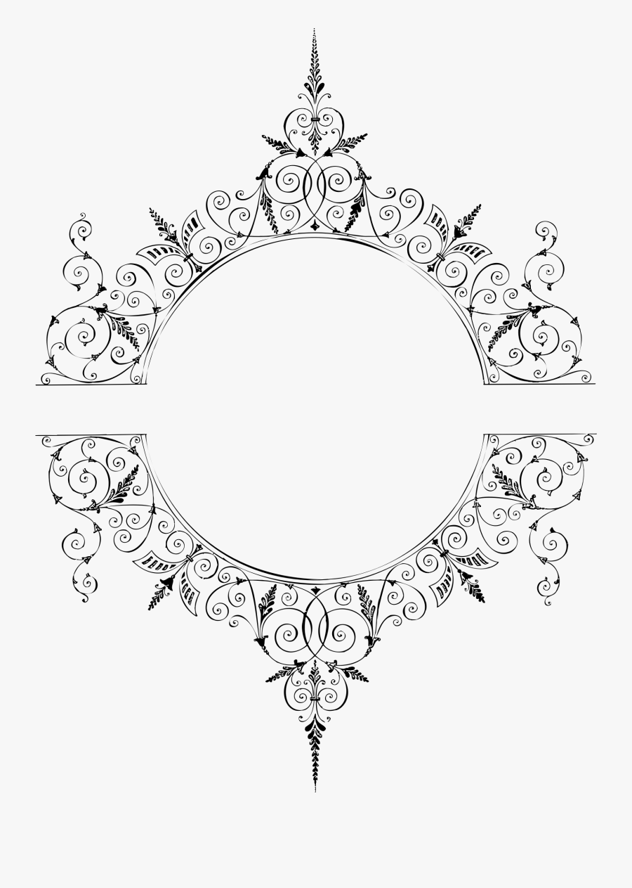 Vintage Frame Big Image - Border Vintage Design Png, Transparent Clipart