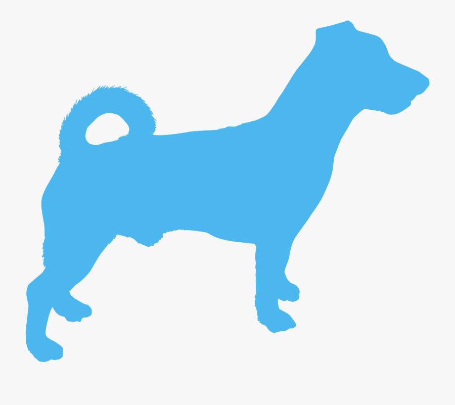 Colored Silhouette Clipart Dog, Transparent Clipart