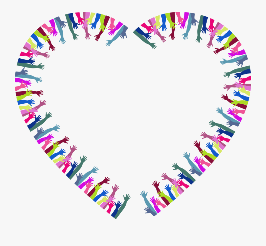 Heart,love,organ - Clipart Frame Hand, Transparent Clipart