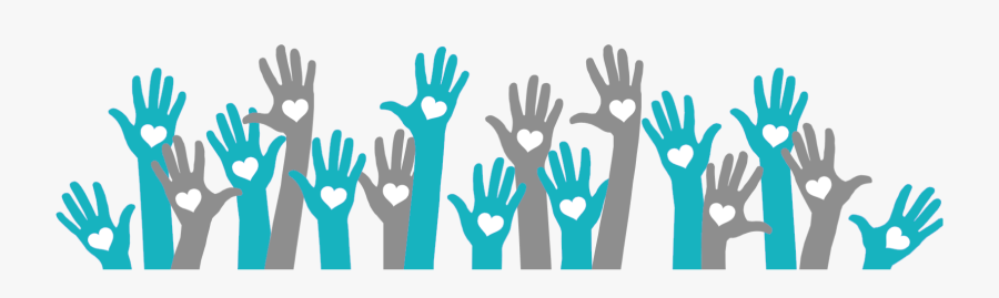 Many Hands Reaching Out To Help - Reaching Hands Png, Transparent Clipart