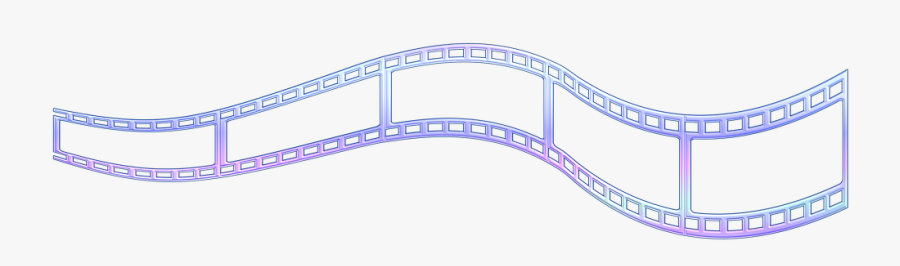 Film, Strip, Embellishment, Scrapbooking - Blue Film Strip Png, Transparent Clipart