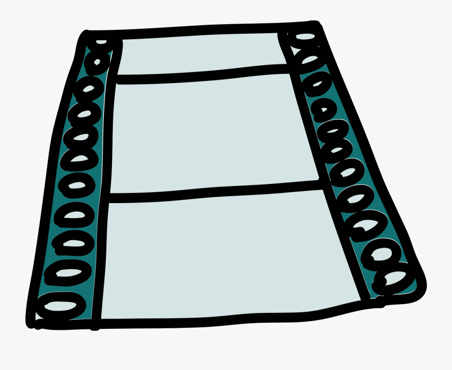 Filmstrip Vector Color, Transparent Clipart
