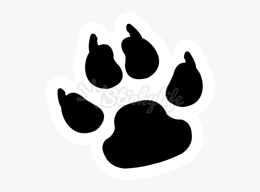 Jack Russell Paw Print, Transparent Clipart