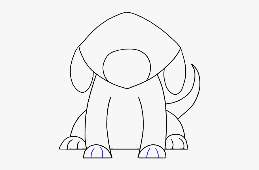 Clip Art Sketches Of Dog - Drawing, Transparent Clipart