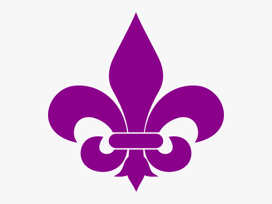Royal Blue Fleur De Lis Clip Art At Clker - Fleur De Lis Green, Transparent Clipart