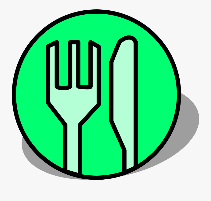 Clip Art File Map Dining Svg - Map Symbol For Restaurant, Transparent Clipart