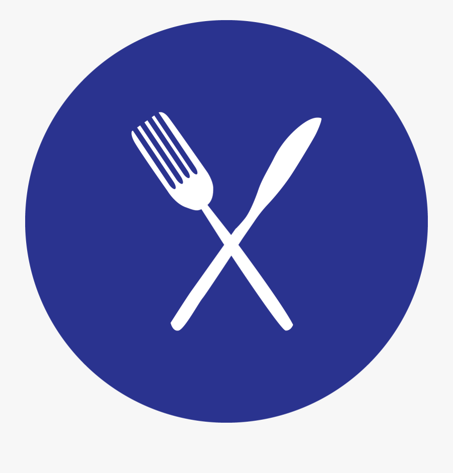 Fork And Knife Crossed Like The Letter X Icon, Transparent Clipart