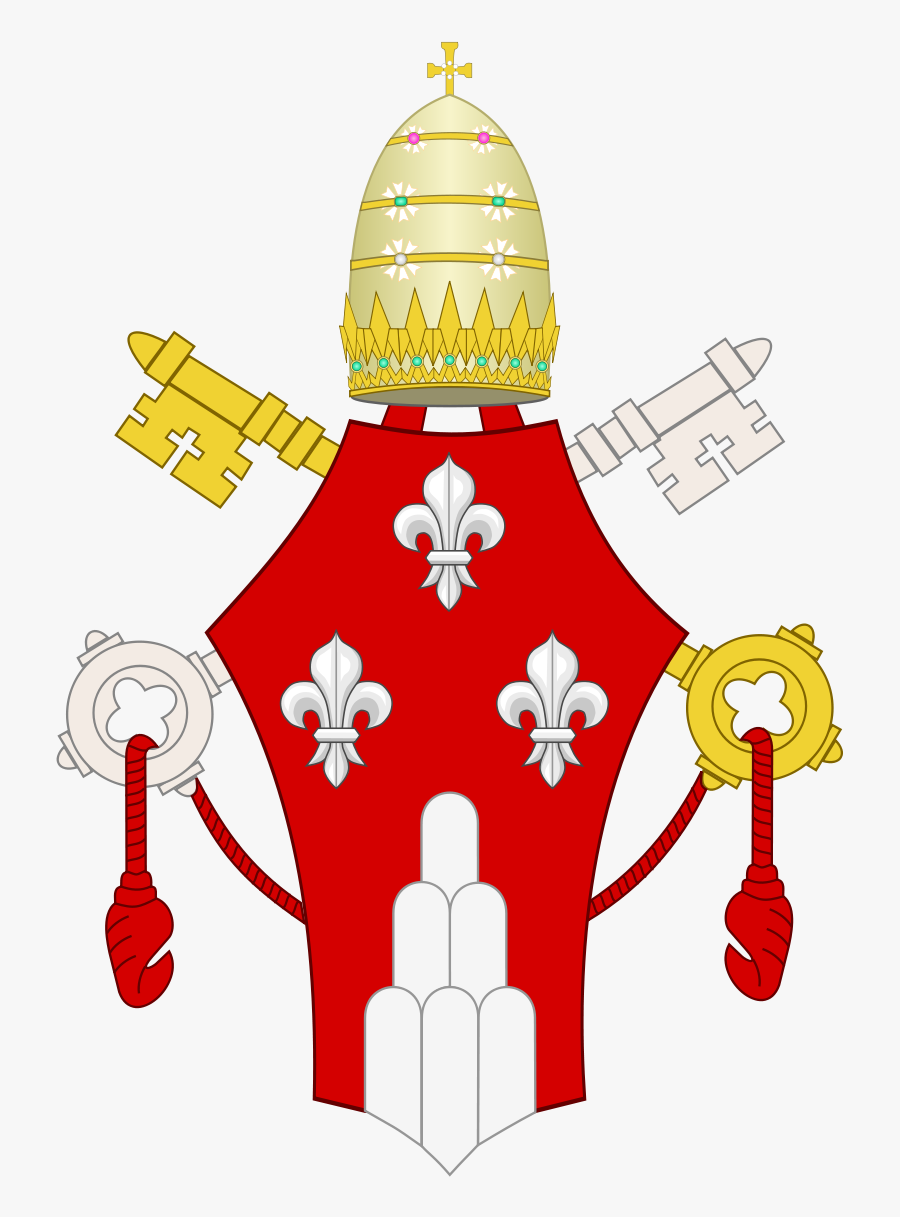 Fleur De Lis Coat Of Arms Silver, Transparent Clipart