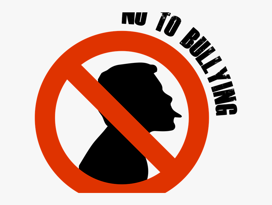 Bullying Sign, Transparent Clipart