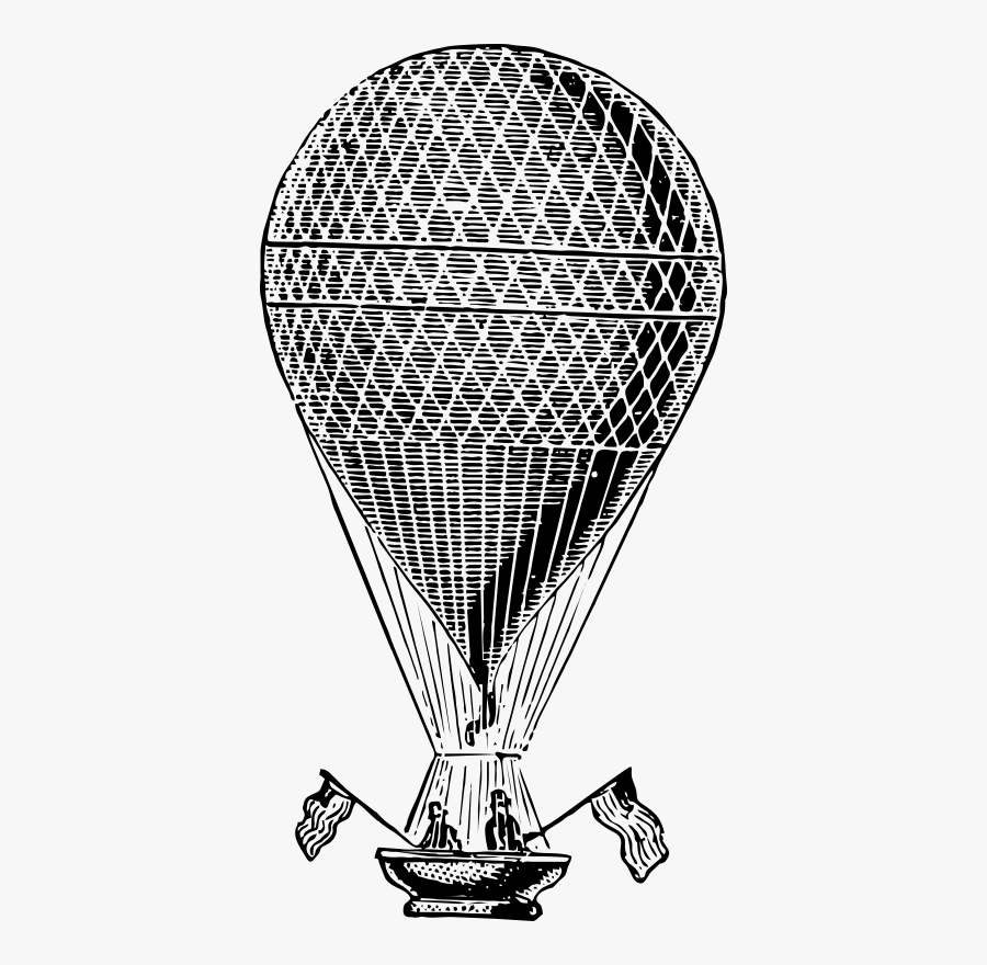 Vintage Hot Air Ballon Kids T-shirt - Vintage Hot Air Balloon Transparent Background, Transparent Clipart