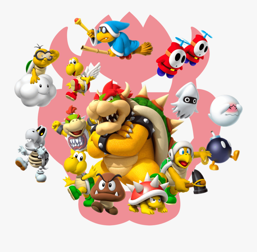 Super Mario Koopa, Transparent Clipart