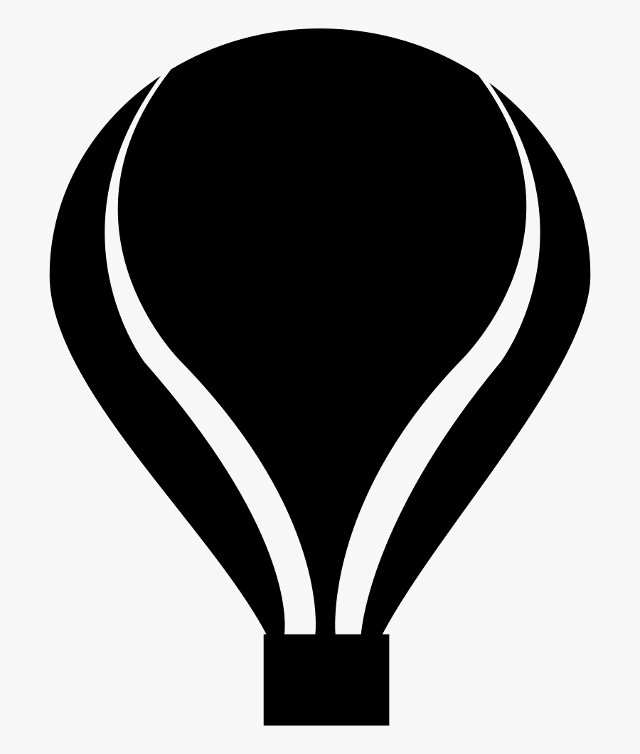 Hot Air Balloon - Emblem, Transparent Clipart