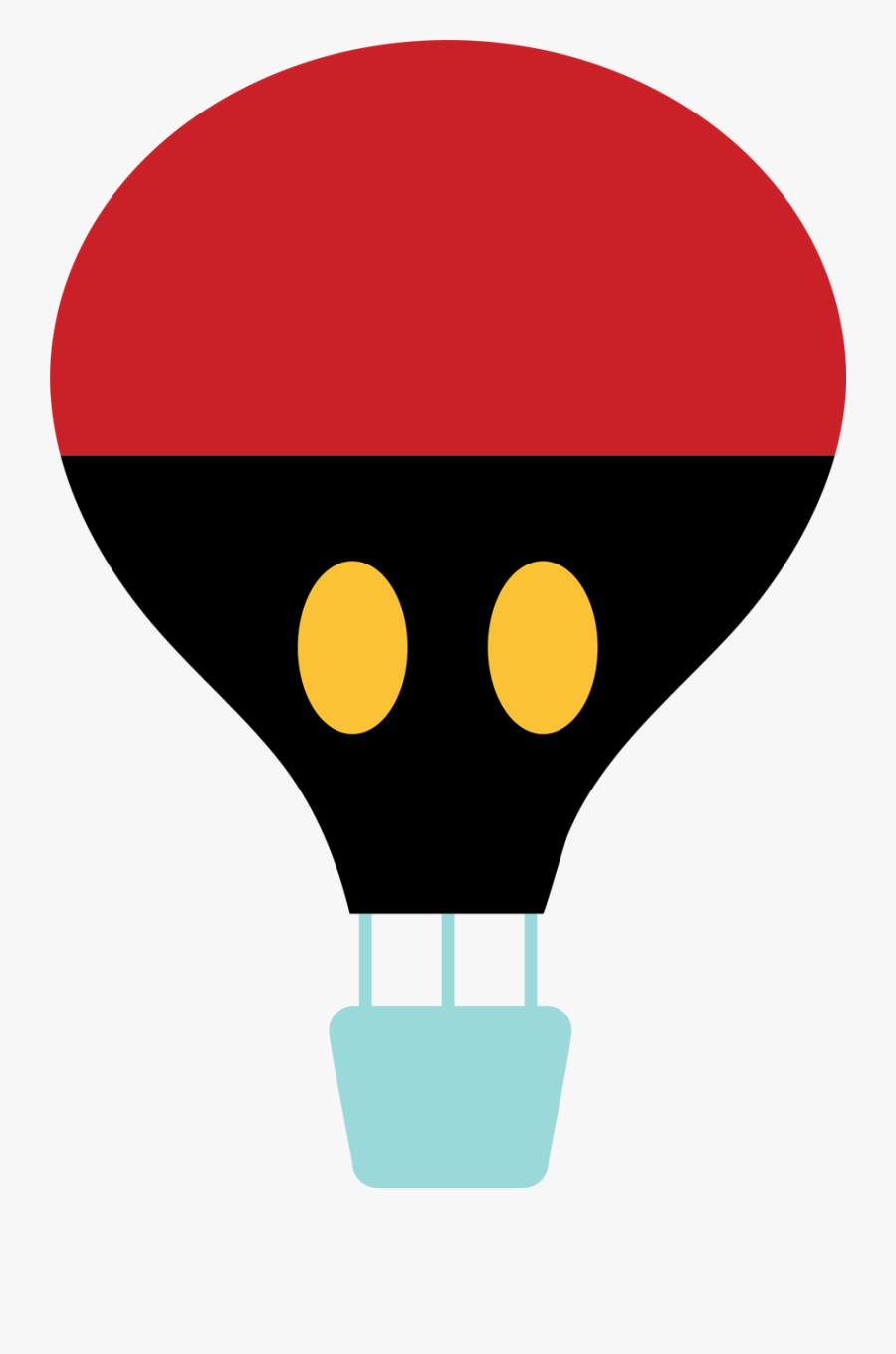 Hot Air Balloon Svg Cut File - Ville De Saint Etienne, Transparent Clipart