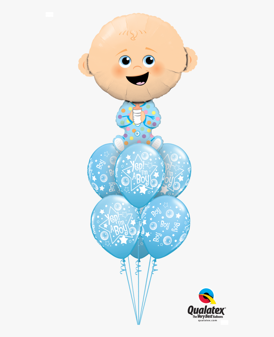 Pink Its A Girl Balloon, Transparent Clipart