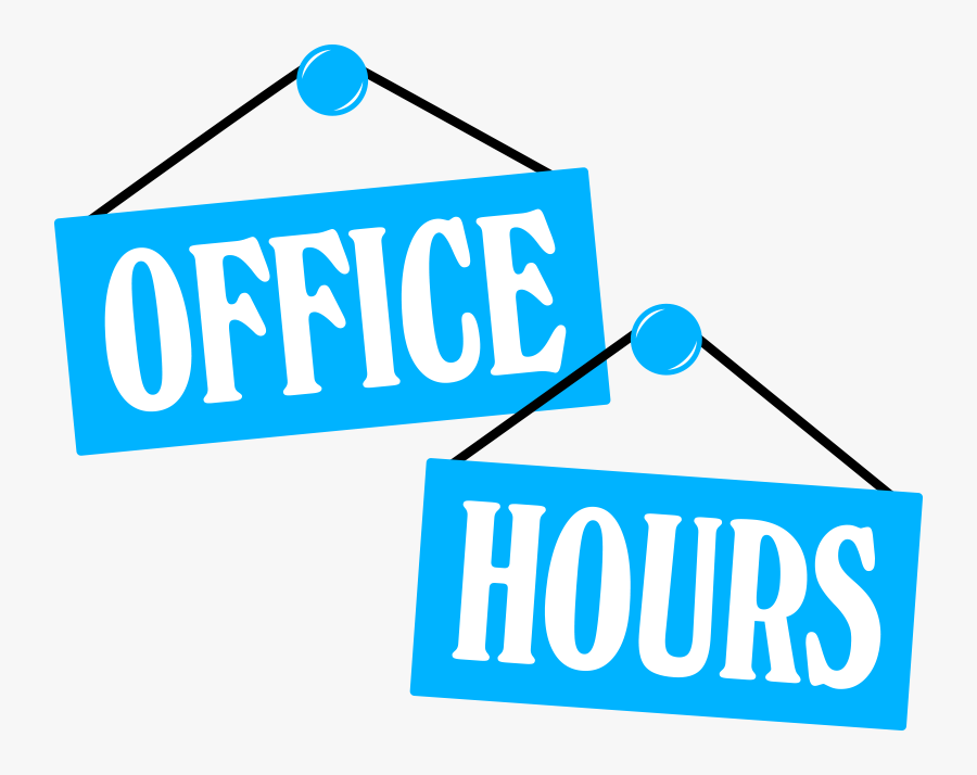 Office Hours, Transparent Clipart