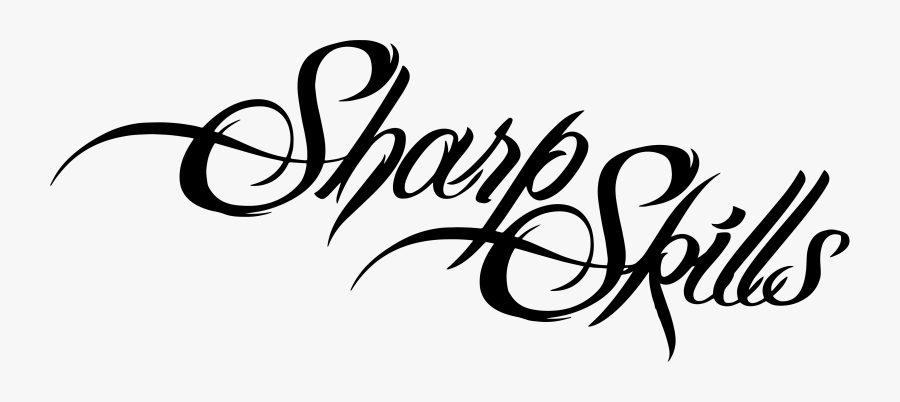 Sharp Skills The Rebel - Calligraphy, Transparent Clipart