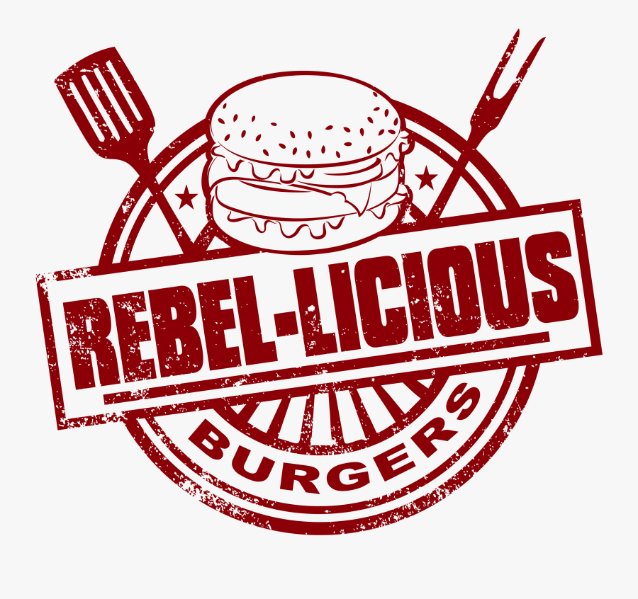 Rebel-licious Burgers - Illustration, Transparent Clipart