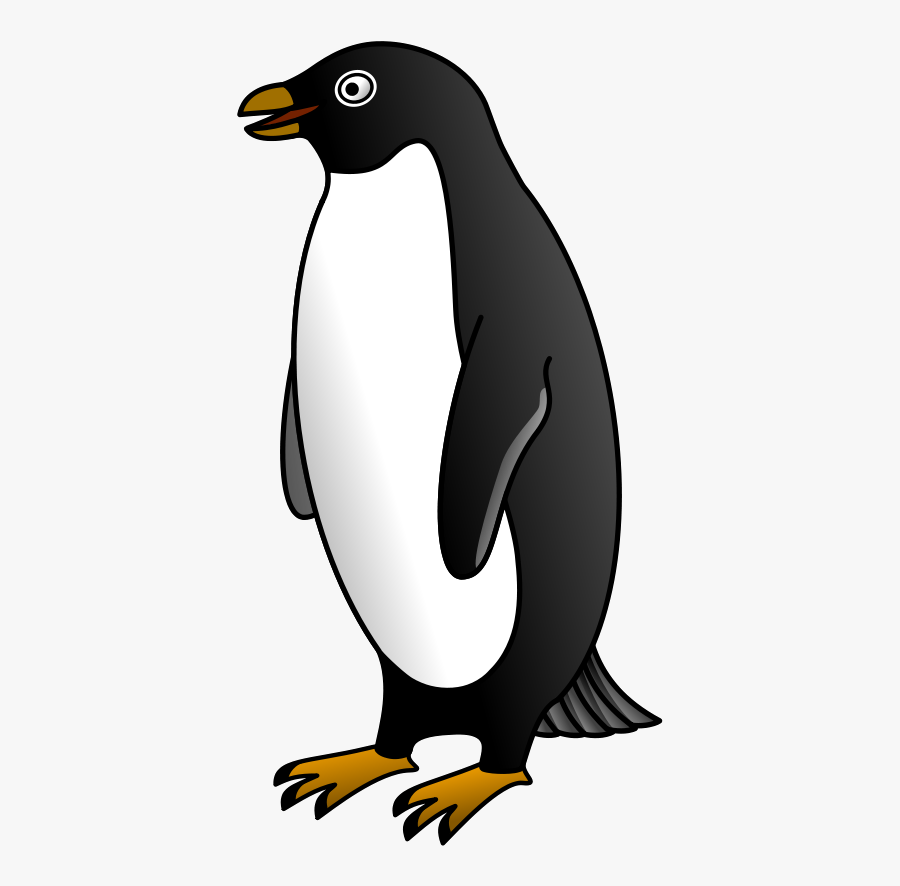 Penguin Black And White Clip Art Clipart Transparent - Penguin Clipart Black And White, Transparent Clipart