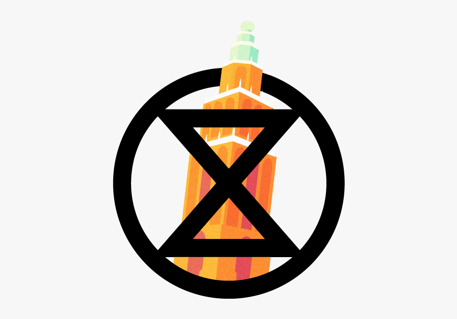 Extinction Rebellion Logo, Transparent Clipart