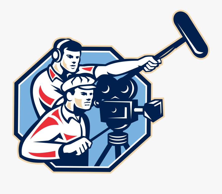 Cameraman Vintage Camera Soundman Boom Retro Gyqwya0u - Film Sound Clipart, Transparent Clipart