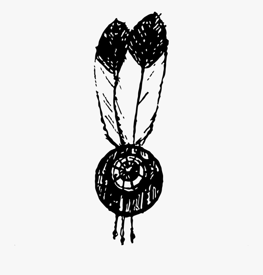 Transparent Native American Clipart Black And White - Illustration, Transparent Clipart