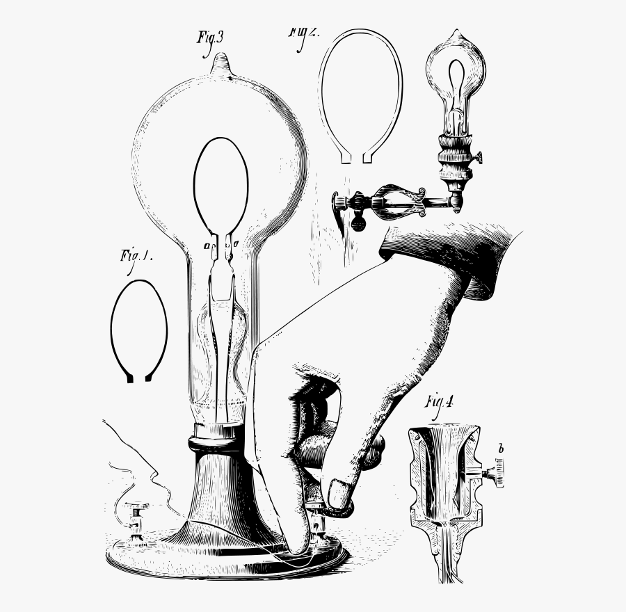 Free Clipart - Edison& - Thomas Edison, Transparent Clipart