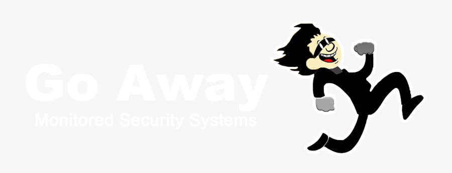 Go Away Security - Cartoon, Transparent Clipart