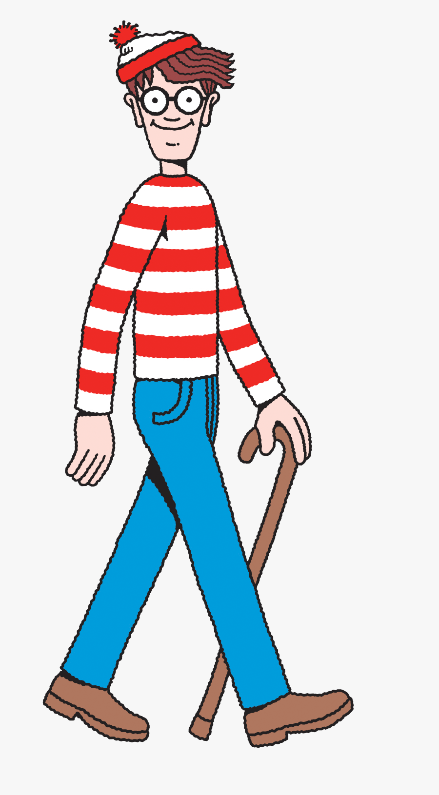 Where's Waldo Transparent Background, Transparent Clipart